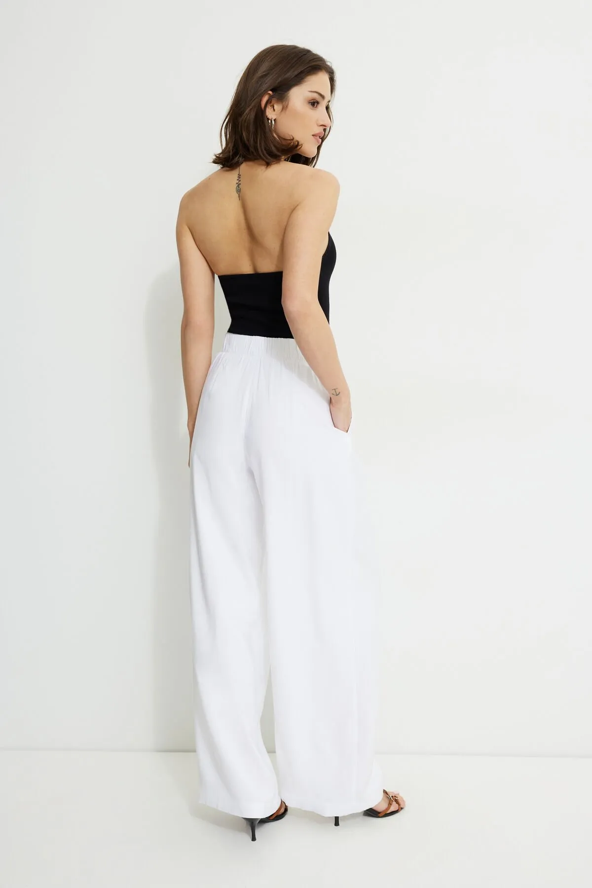 Pleated Wide Leg Pants sold by Dynamite product image thumbnail 5