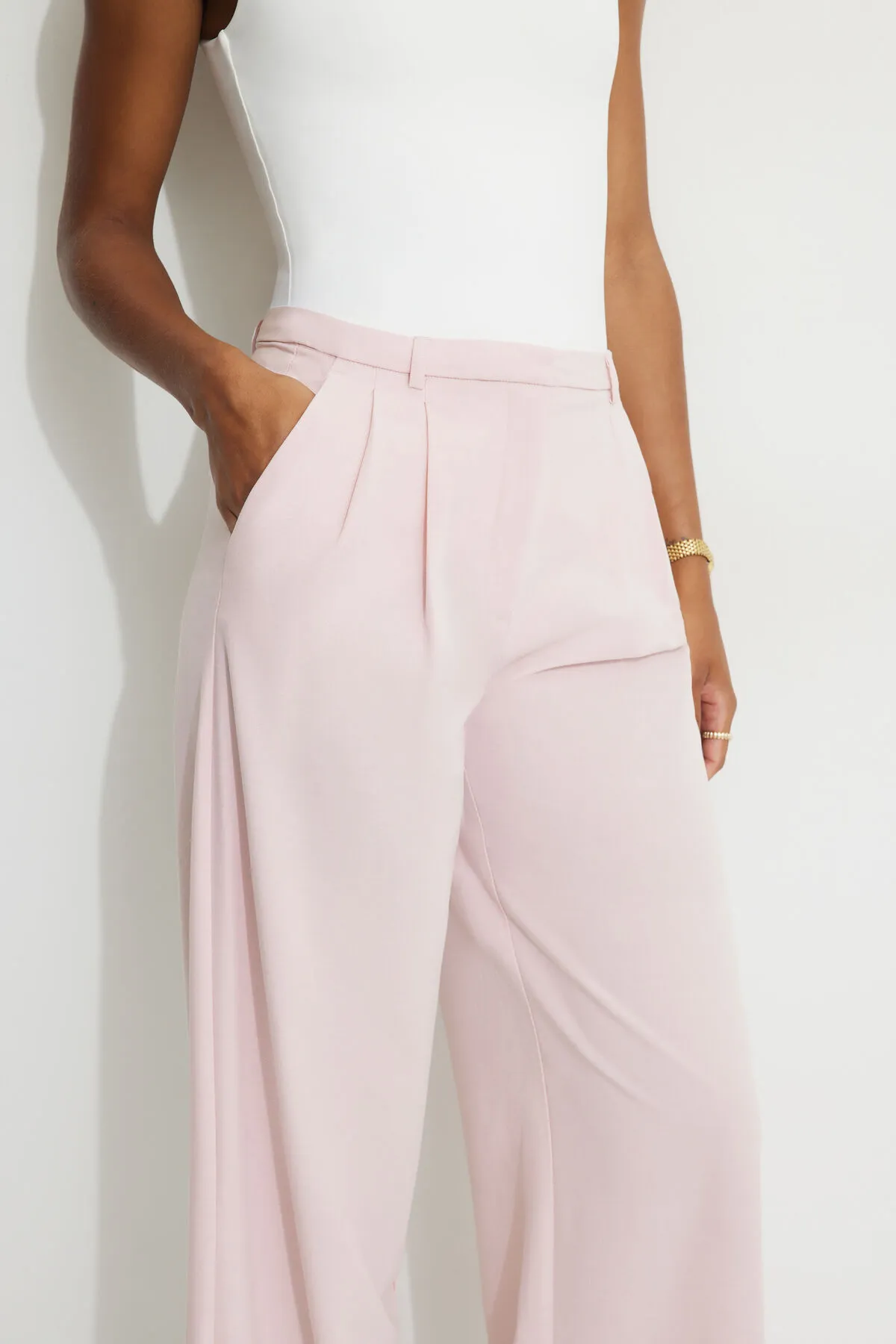 Pleated Wide Leg Pants sold by Dynamite product image thumbnail 3