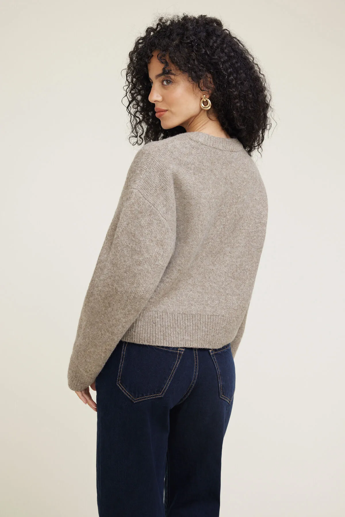 Jane Boxy Crewneck Sweater sold by Dynamite product image thumbnail 4