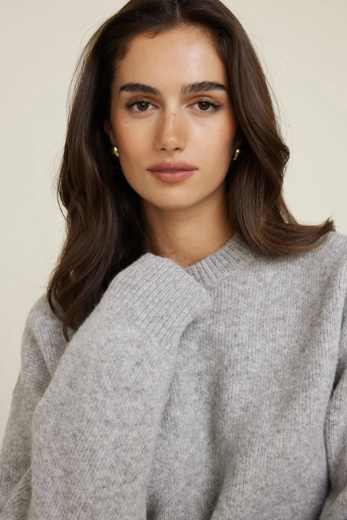 Jane Boxy Crewneck Sweater sold by Dynamite product image thumbnail 4