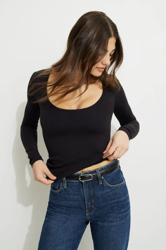 Softform Long Sleeve Top sold by Dynamite