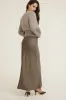 Satin Maxi Skirt sold by Dynamite