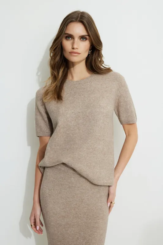 Boxy Short Sleeve Sweater sold by Dynamite