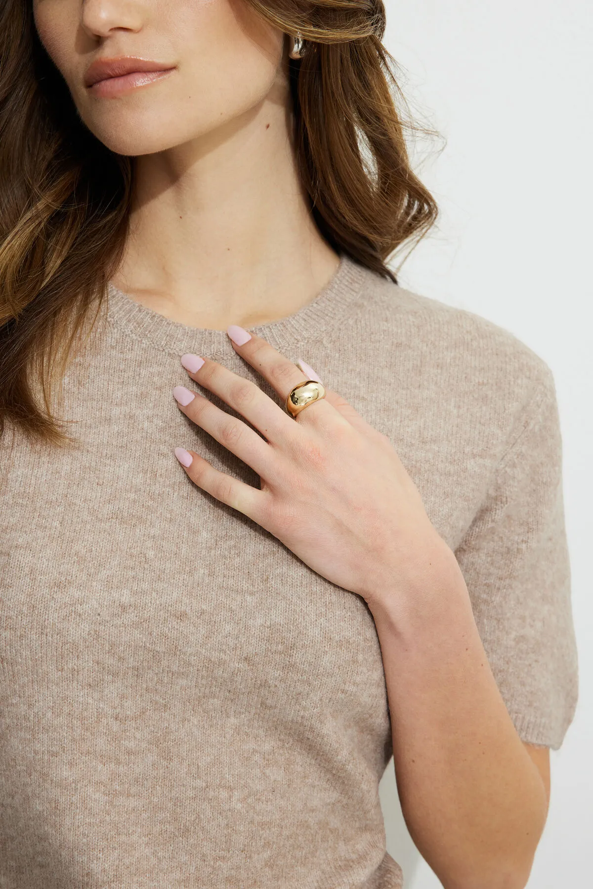 Boxy Short Sleeve Sweater sold by Dynamite product image thumbnail 5