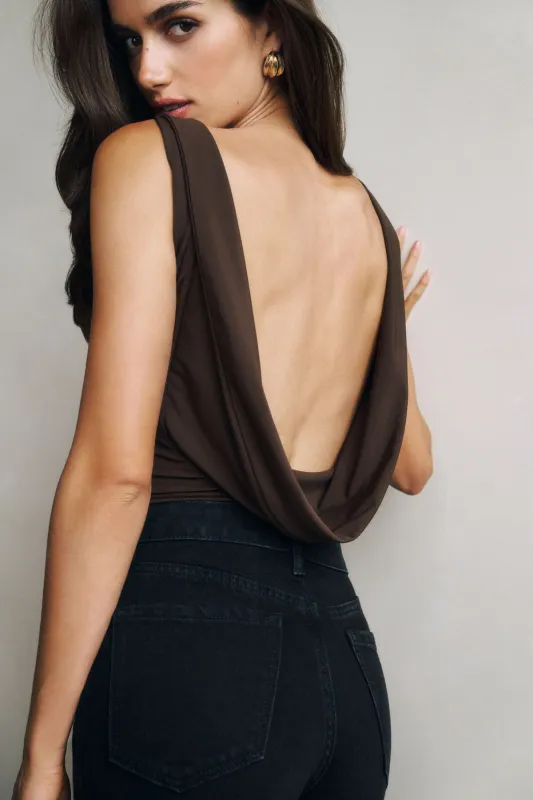 Sculpt Cowl Back Bodysuit sold by Dynamite