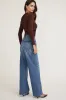 Sydney Mid Rise Baggy Fit Jeans sold by Dynamite
