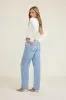 Mika Mid Rise Relaxed Tencel™ Jeans sold by Dynamite