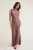 Nora Satin Maxi Slip Dress sold by Dynamite