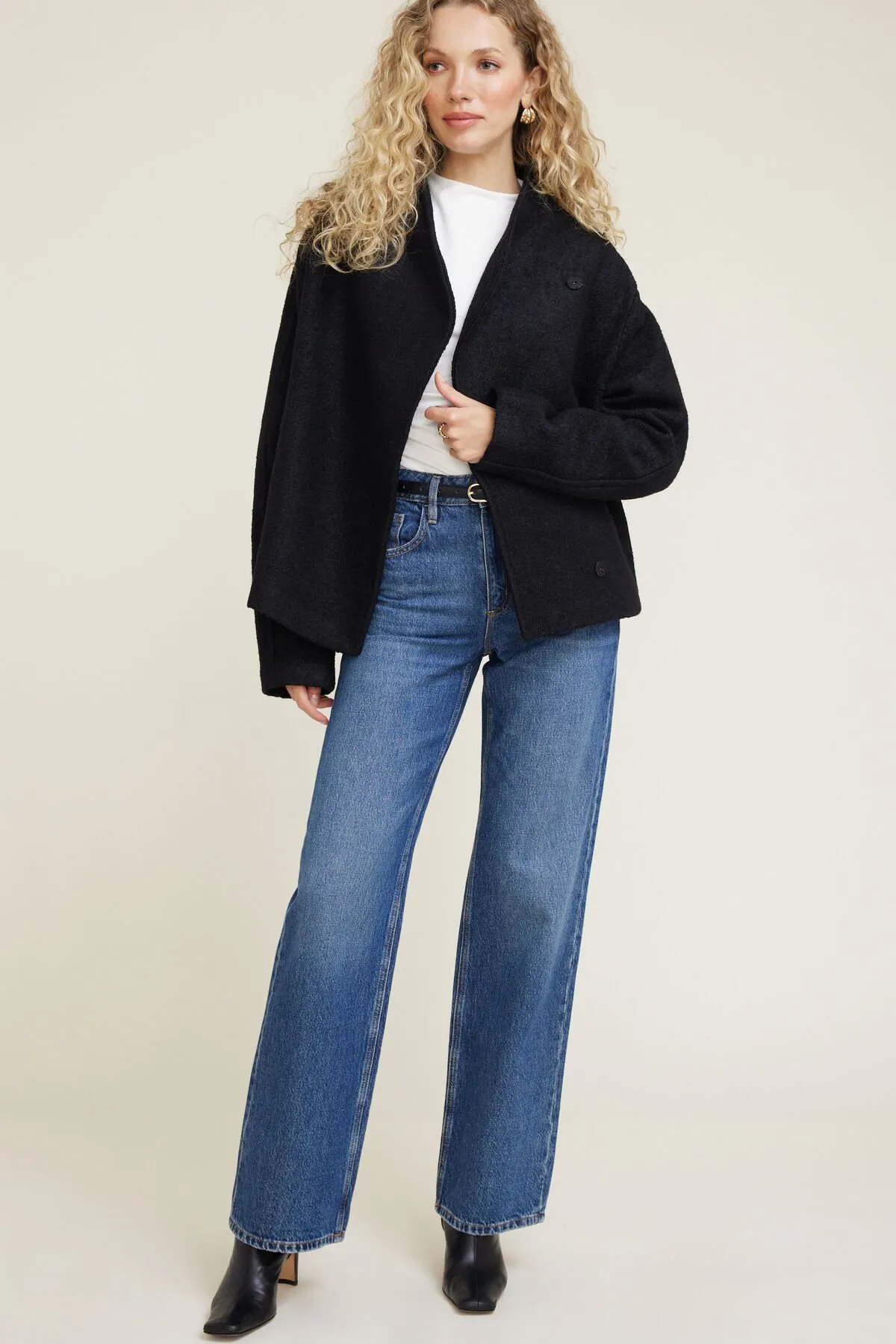 Cocoon Wool Jacket sold by Dynamite