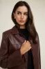 Charlotte Short Faux Leather Jacket sold by Dynamite