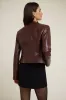 Charlotte Short Faux Leather Jacket sold by Dynamite