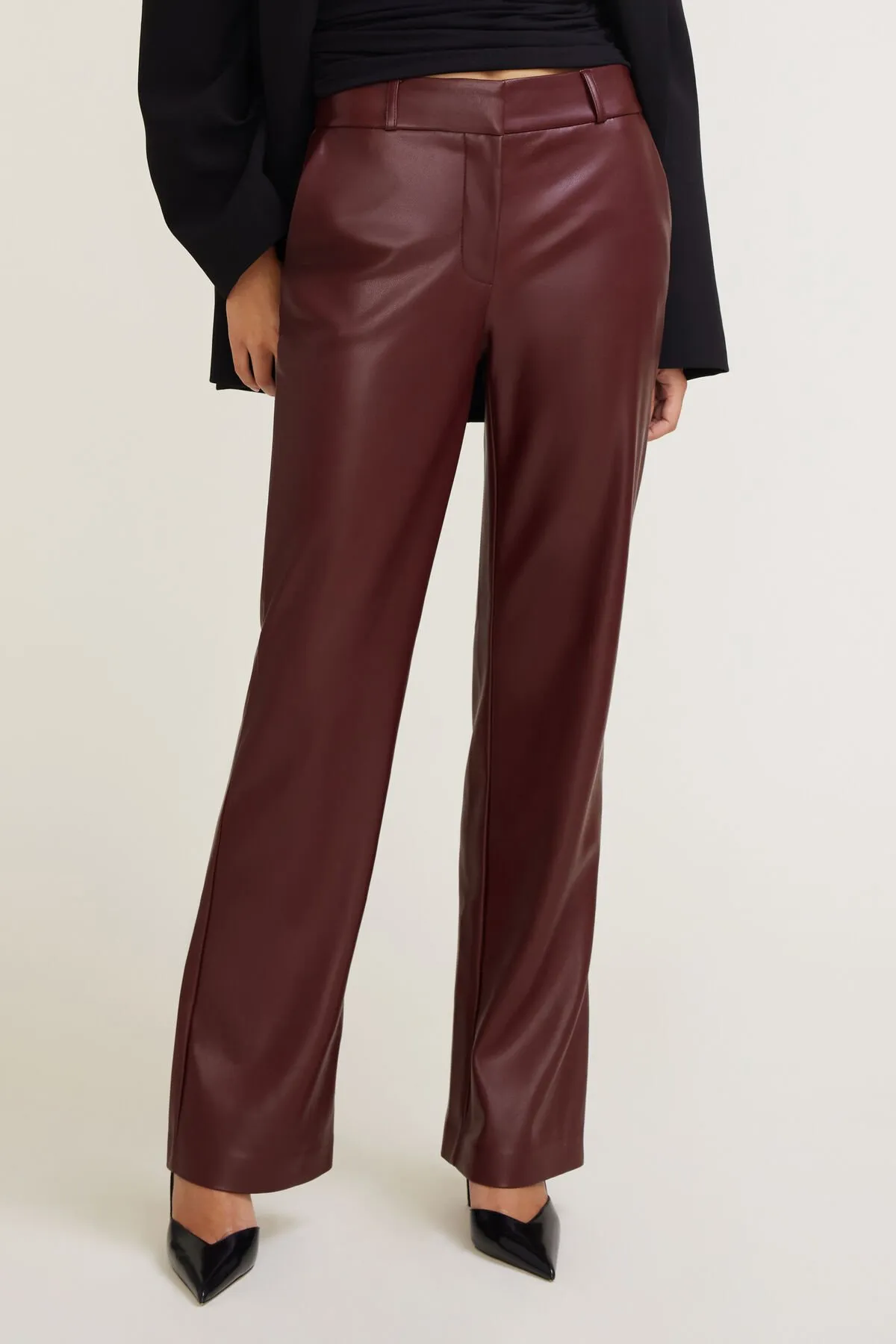 Camelia Straight Leg Faux Leather Pants sold by Dynamite product image thumbnail 3