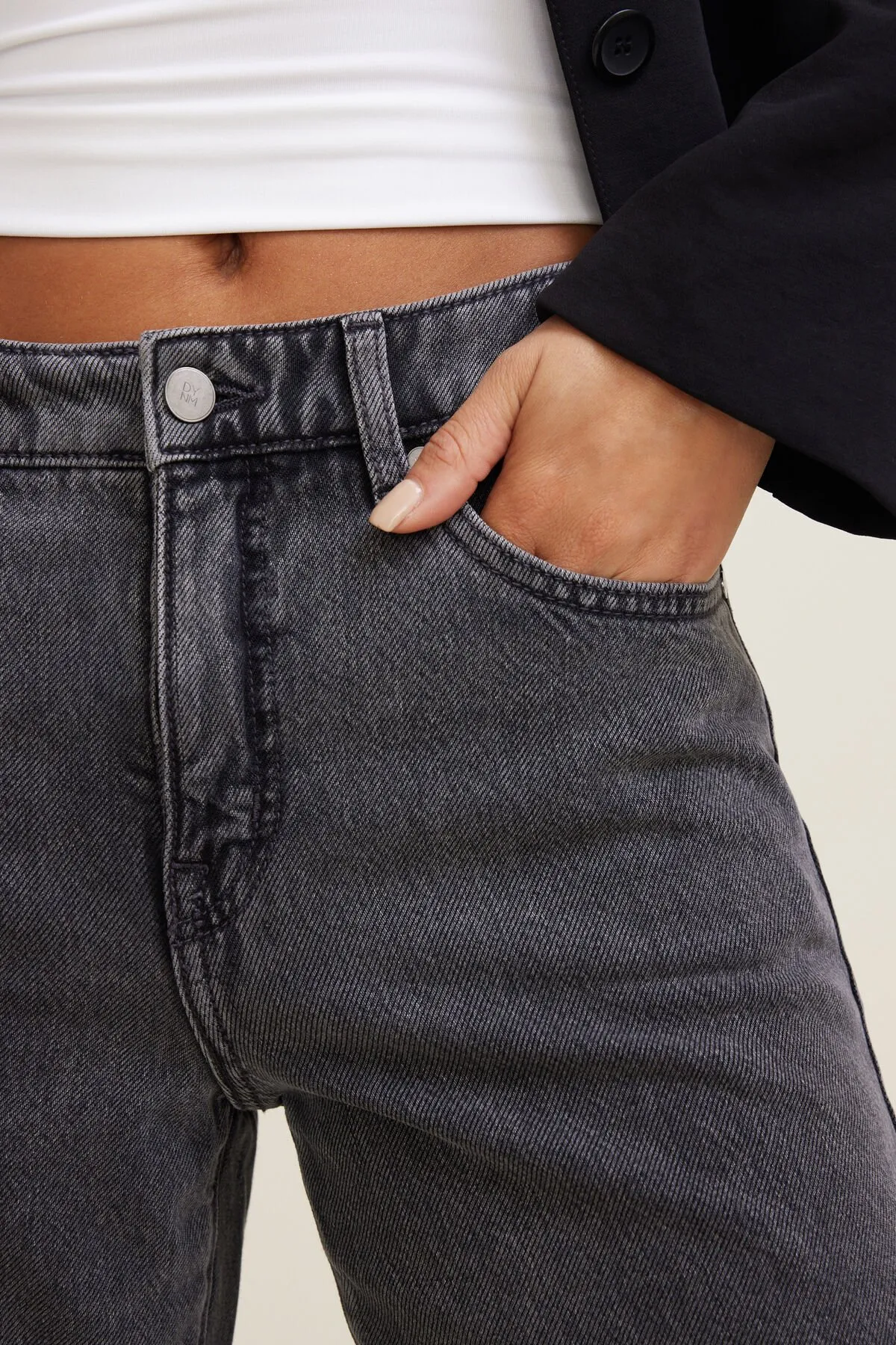 Mika Mid Rise Relaxed Tencel™ Jeans sold by Dynamite product image thumbnail 3