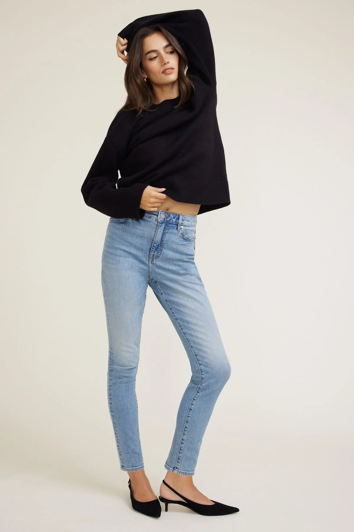 Goldie Stretch High Rise Skinny Leg Jeans sold by Dynamite