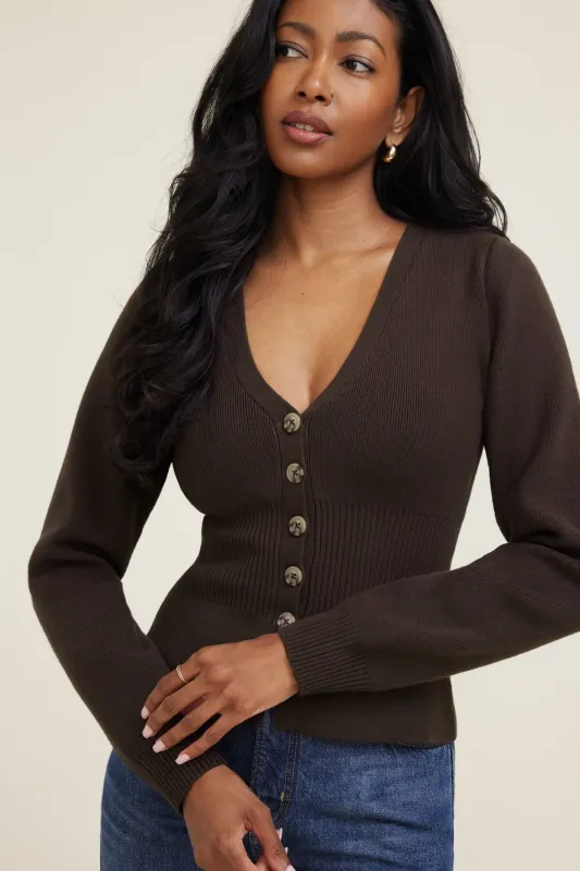 Cinched Waist Cardigan sold by Dynamite