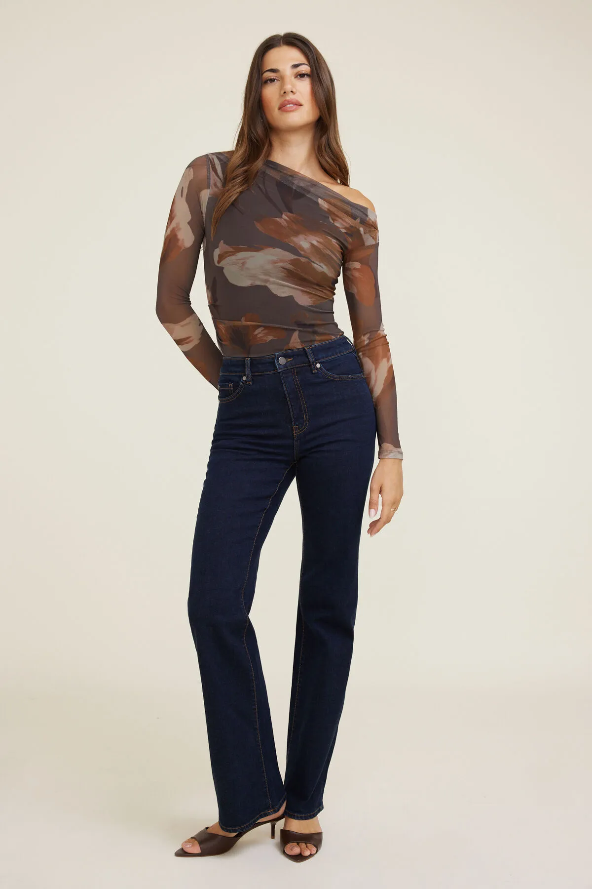 Elodie Stretch High Rise Bootcut Jeans sold by Dynamite product image thumbnail 2