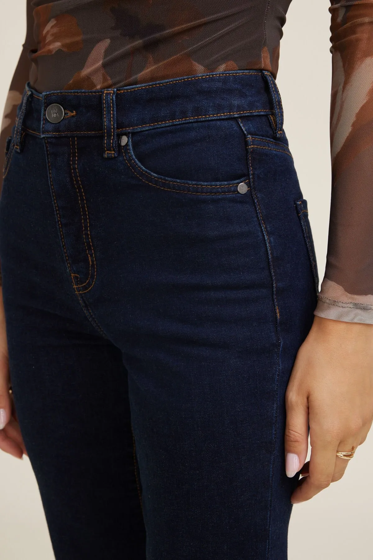 Elodie Stretch High Rise Bootcut Jeans sold by Dynamite product image thumbnail 4