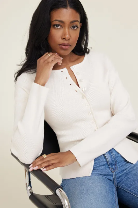 Fitted Drop Shoulder Cardigan sold by Dynamite