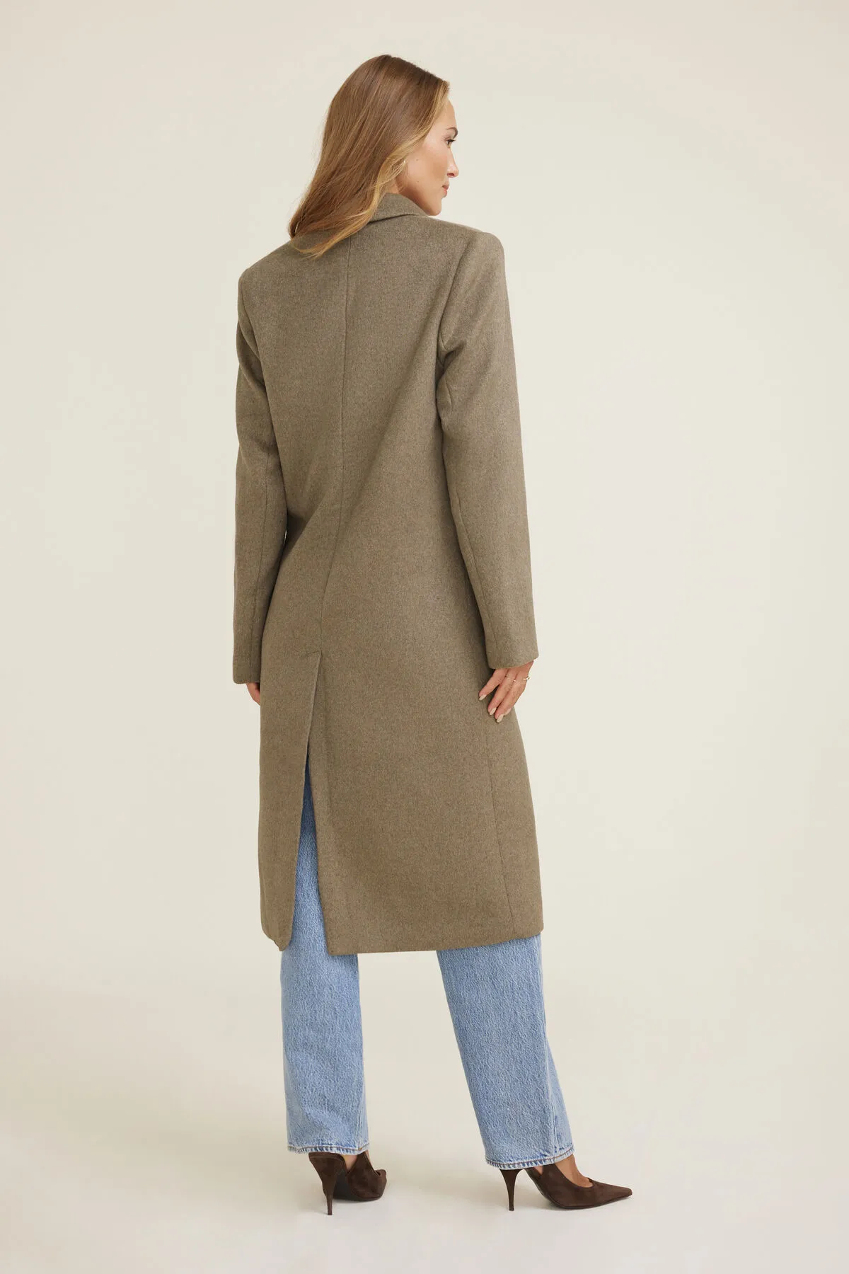 Oversized Double Breasted Wool Coat sold by Dynamite product image thumbnail 5