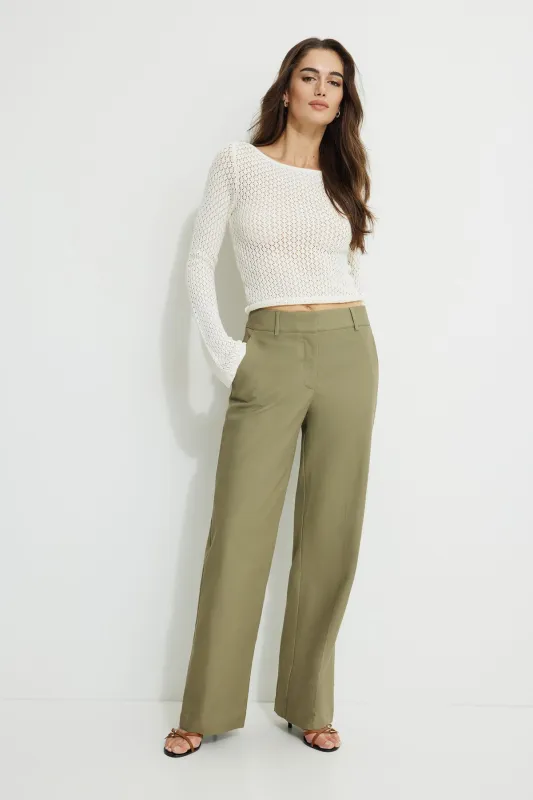 Clean Straight Leg Pants sold by Dynamite