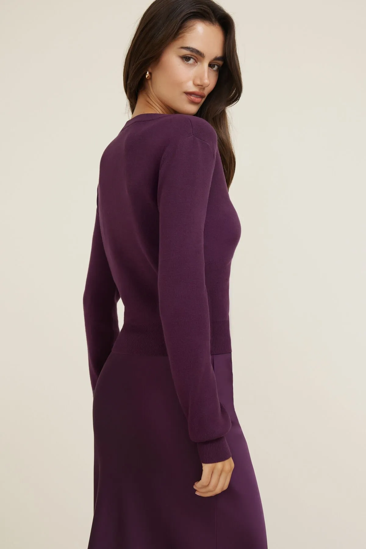 Rebecca Crewneck Cardigan sold by Dynamite product image thumbnail 4