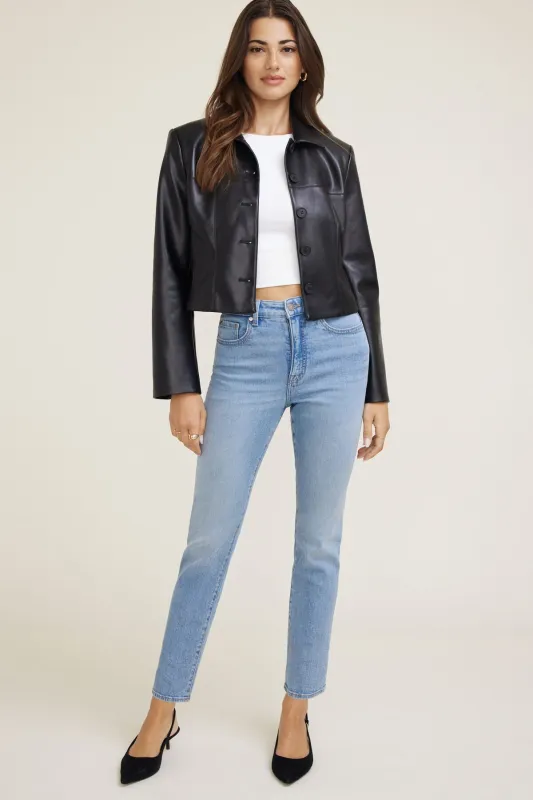 Frenchie Stretch High Rise Slim Leg Jeans sold by Dynamite