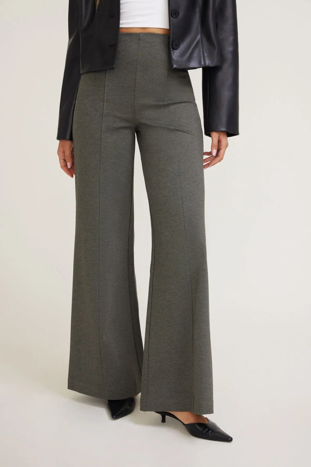 Wide Leg Ponte Pants sold by Dynamite product image thumbnail 2