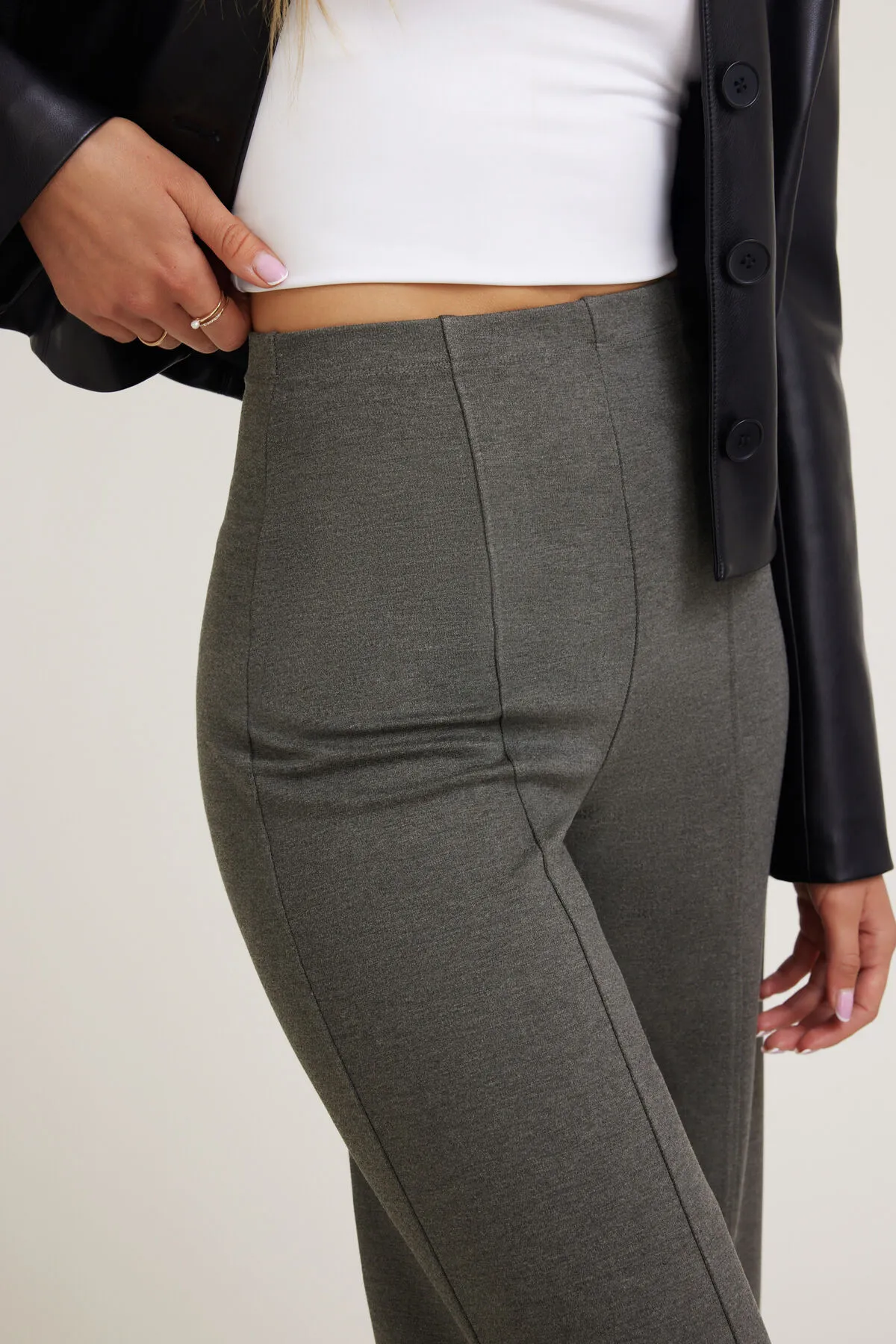 Wide Leg Ponte Pants sold by Dynamite product image thumbnail 3