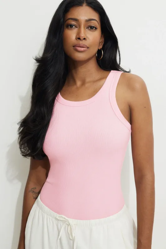 Rio Ribbed Tank Top sold by Dynamite