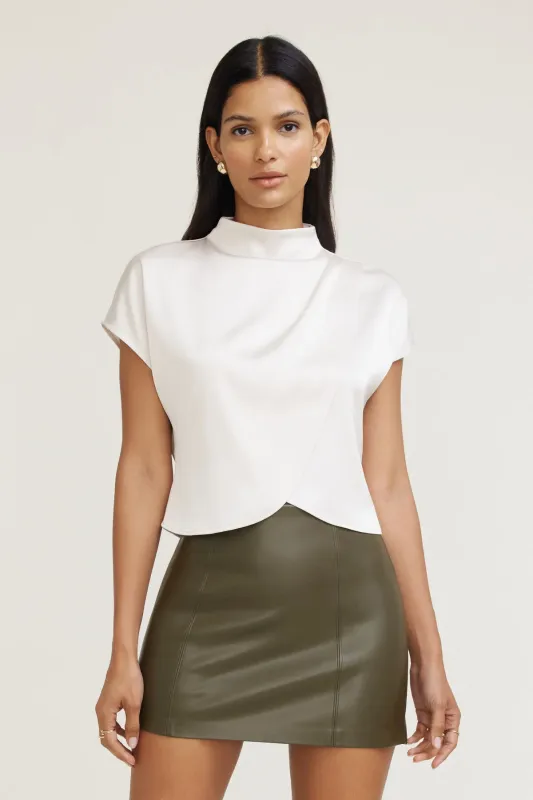 Layered Satin Blouse sold by Dynamite
