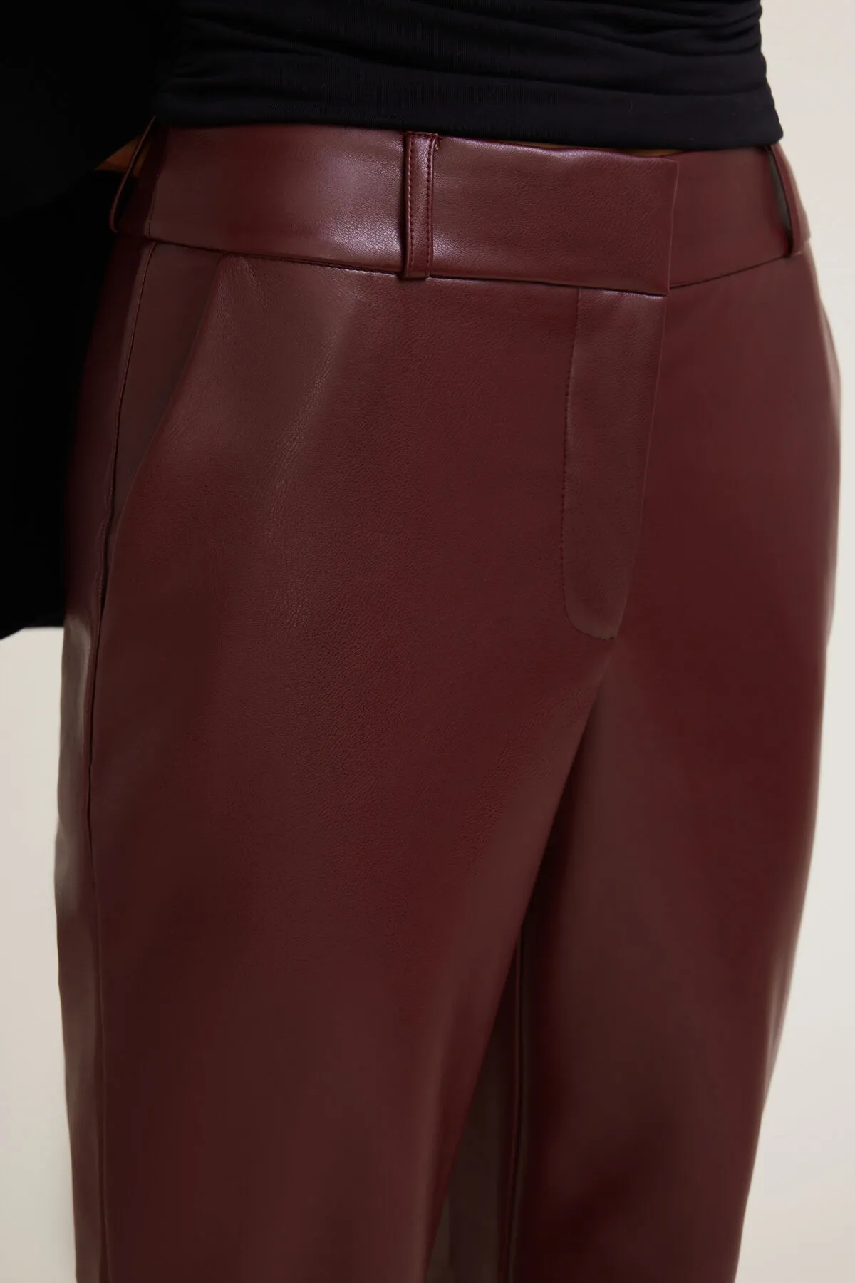 Camelia Straight Leg Faux Leather Pants sold by Dynamite product image thumbnail 4