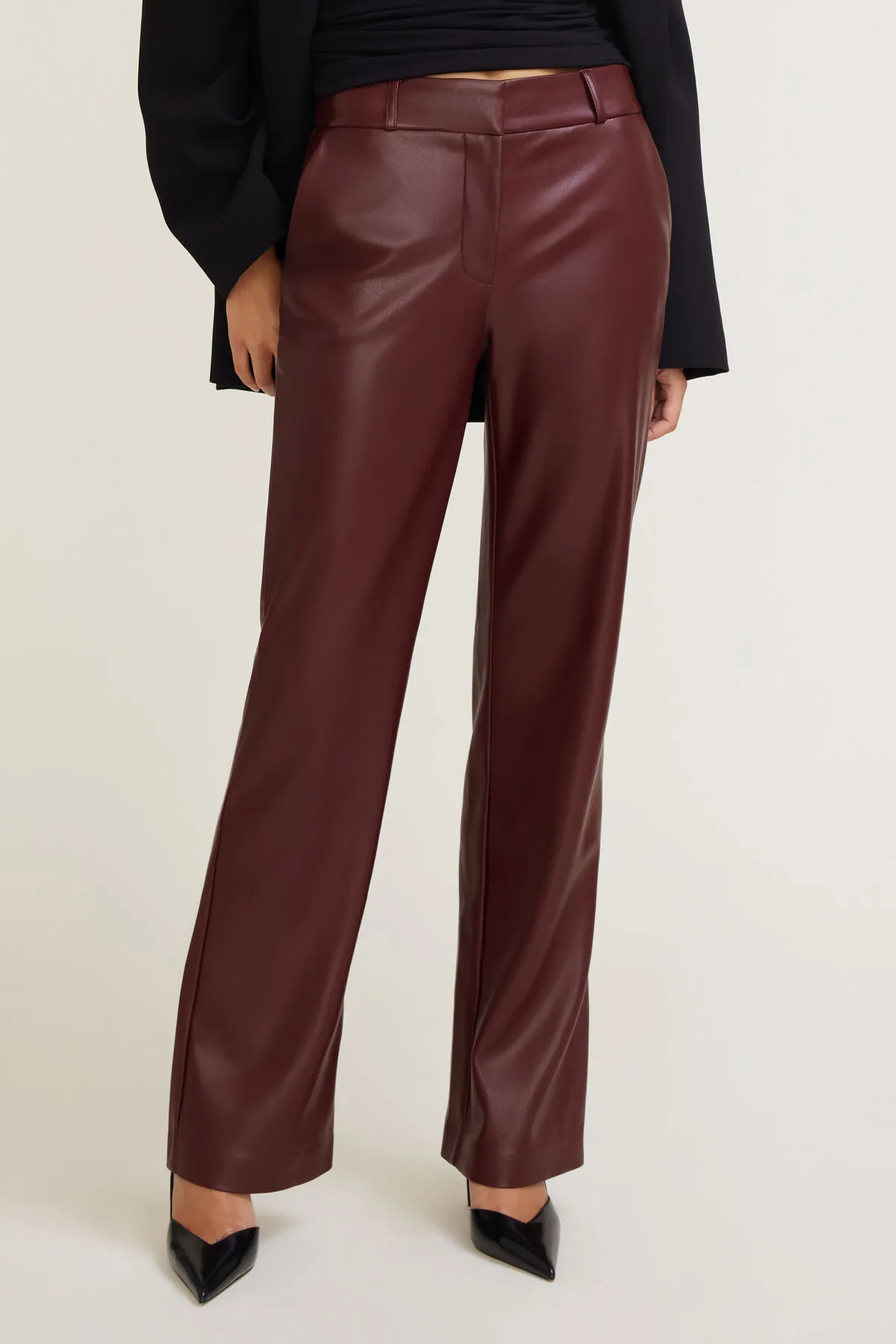 Camelia Straight Leg Faux Leather Pants sold by Dynamite product image thumbnail 3