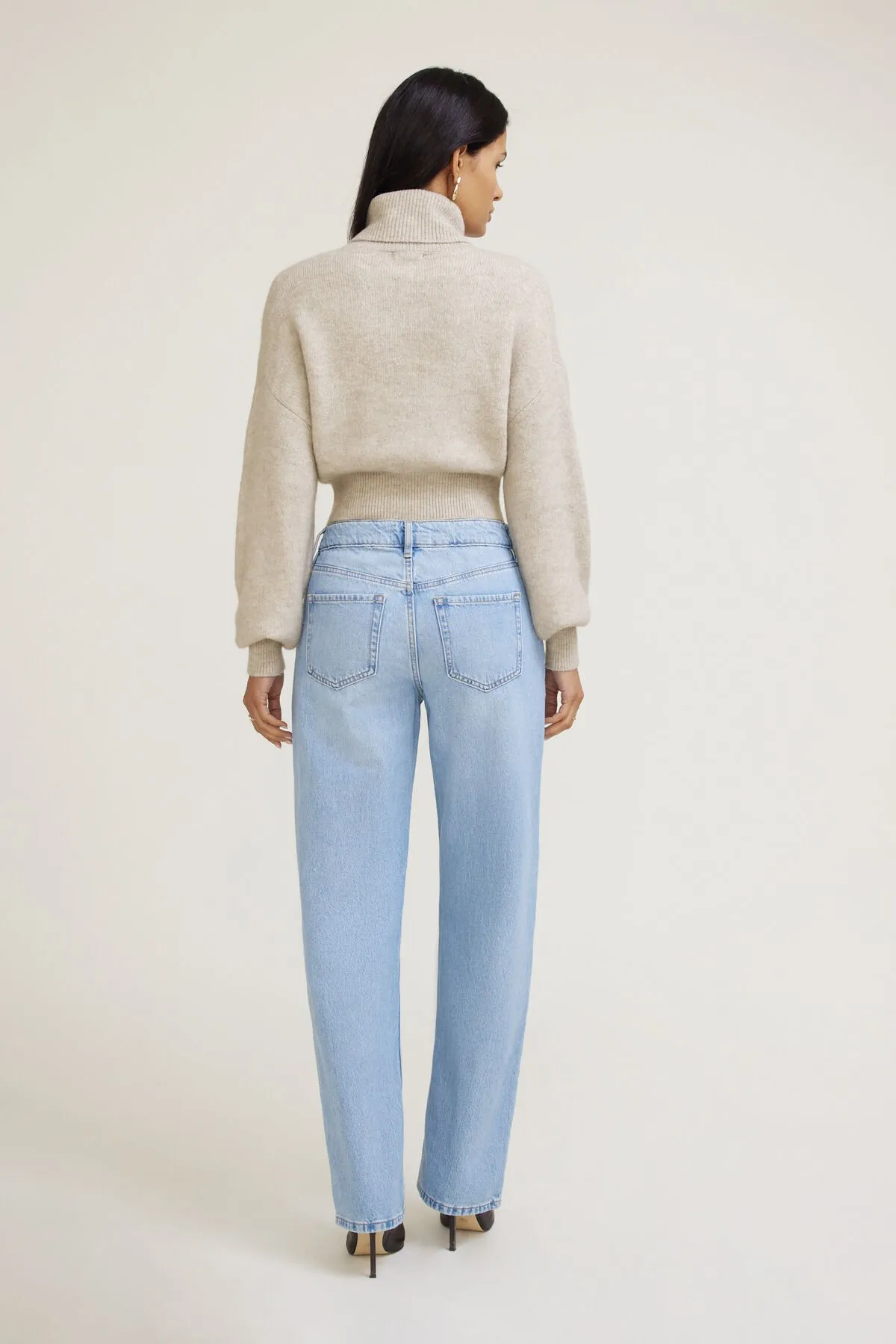 Mika Mid Rise Relaxed Straight Leg Jeans sold by Dynamite product image thumbnail 5