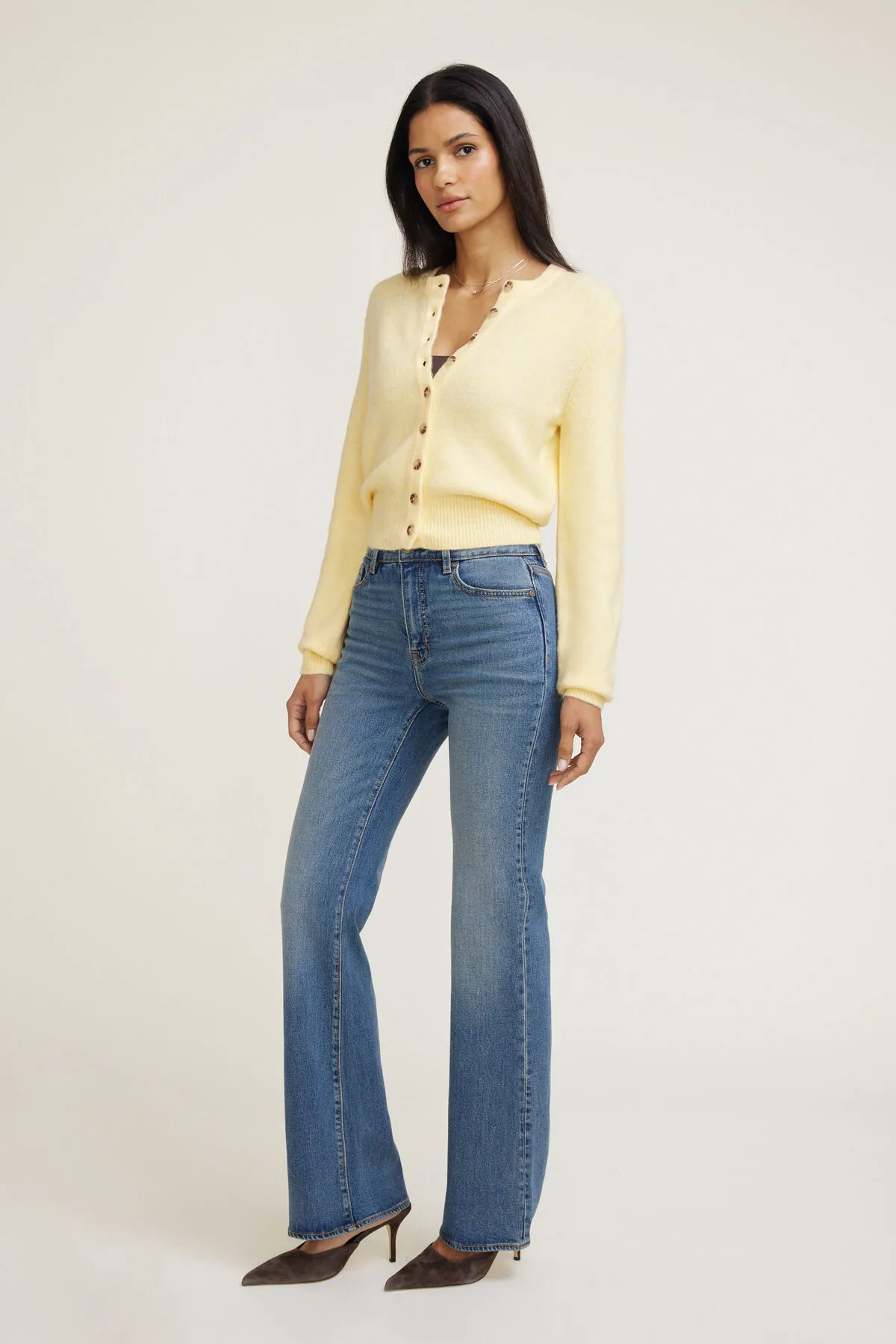 Rebecca Crewneck Cardigan sold by Dynamite product image thumbnail 3