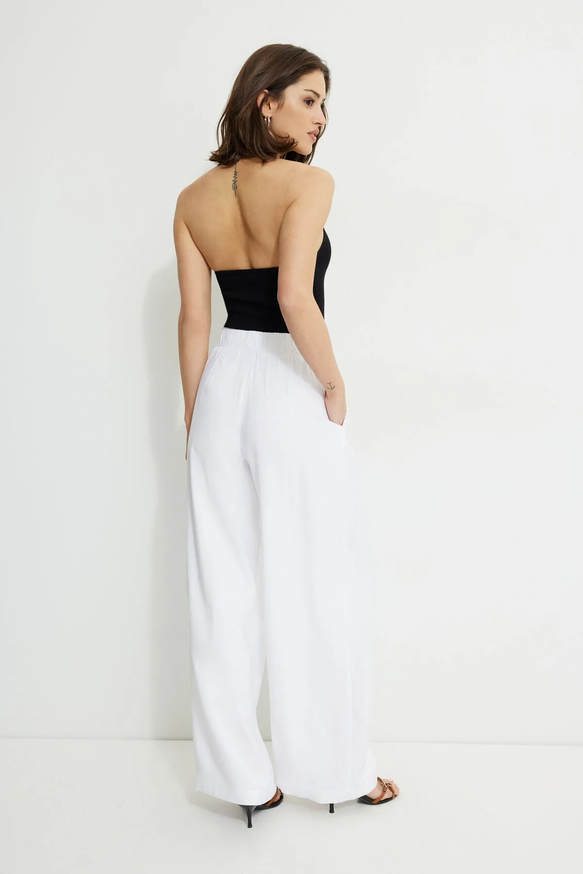 Pleated Wide Leg Pants sold by Dynamite product image thumbnail 5