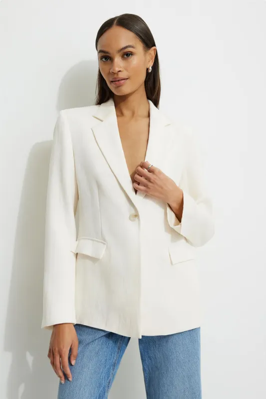 Straight Single Breasted Blazer sold by Dynamite