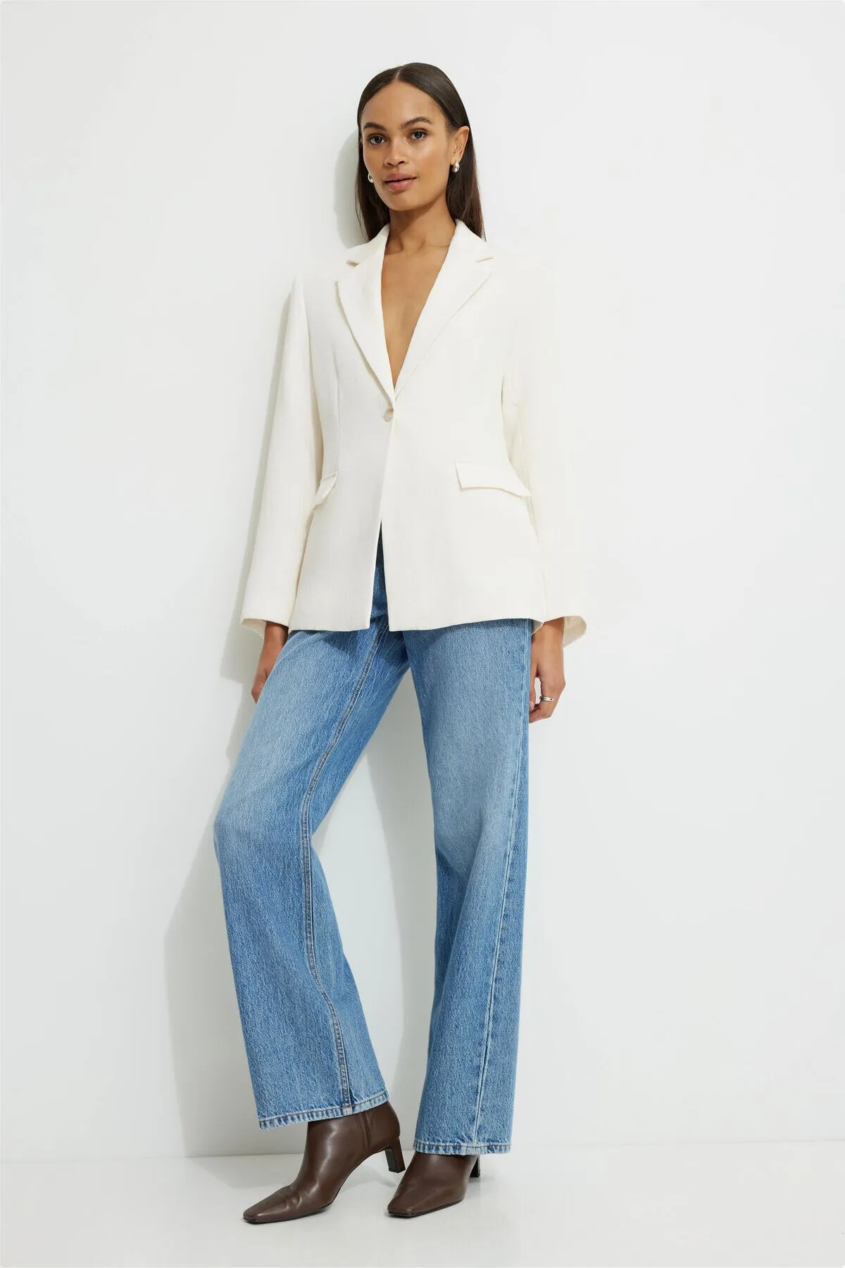 Straight Single Breasted Blazer sold by Dynamite product image thumbnail 2