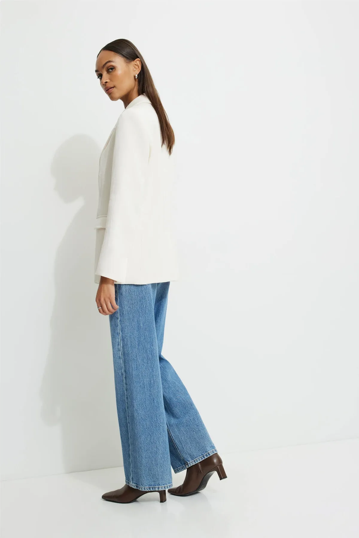 Straight Single Breasted Blazer sold by Dynamite product image thumbnail 4