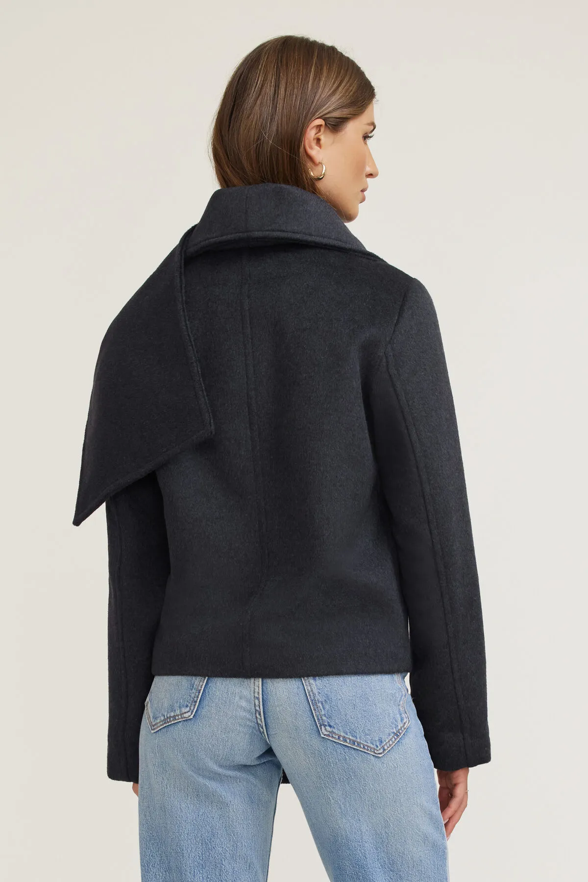 Scarfed Wool Coat sold by Dynamite product image thumbnail 4