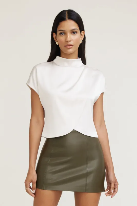 Layered Satin Blouse sold by Dynamite