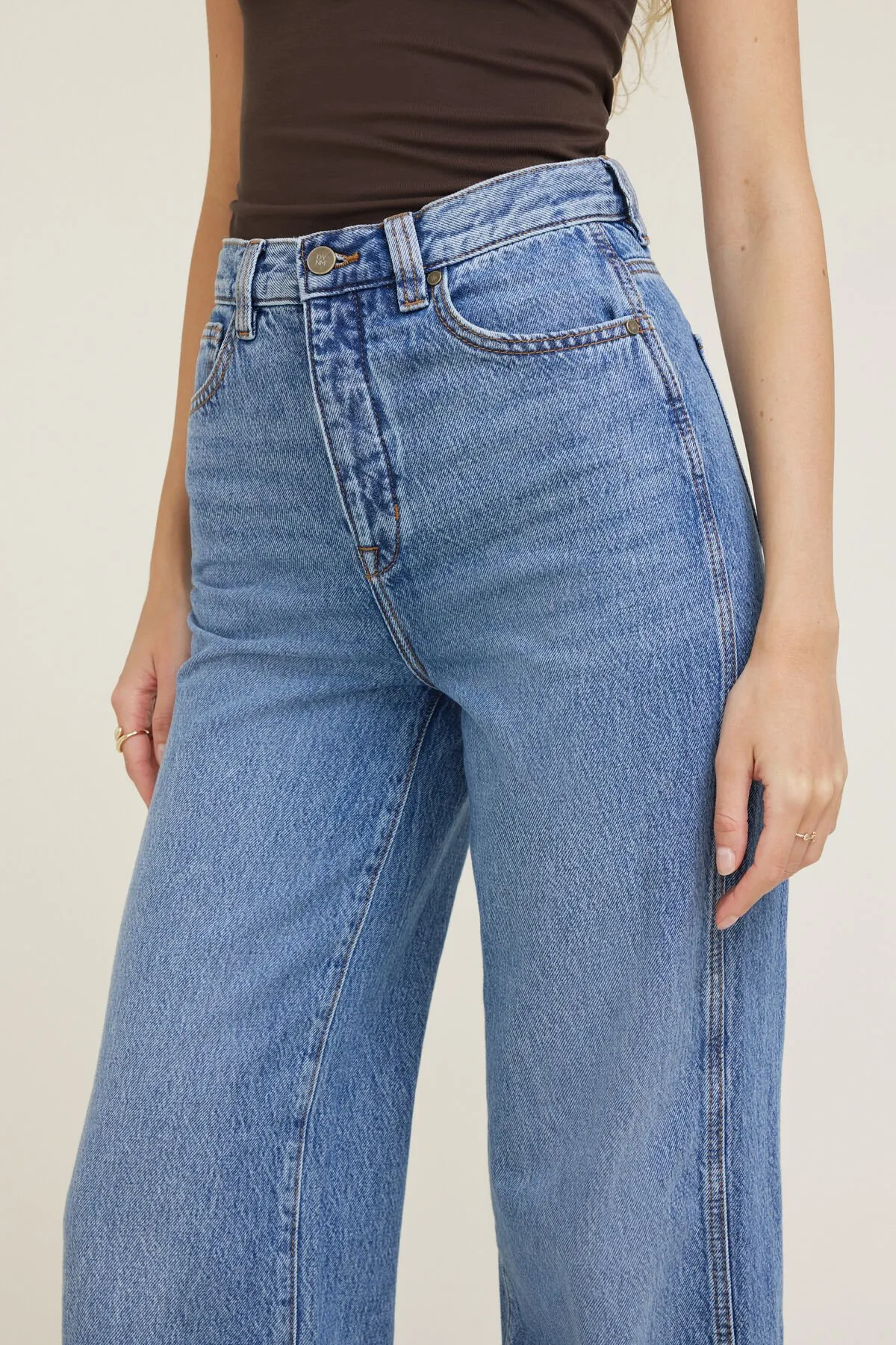 Lennon Ultra High Rise Wide Leg Column Jeans sold by Dynamite product image thumbnail 3