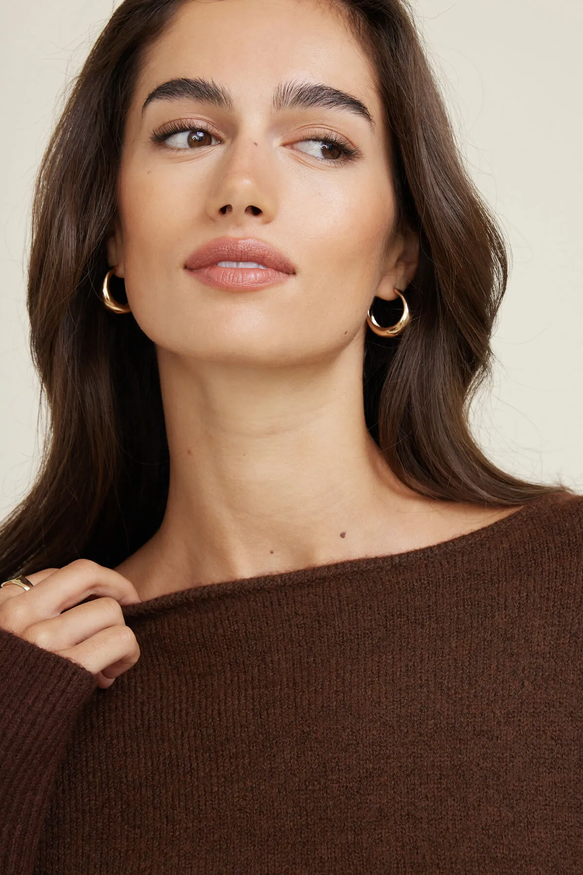 Juliet Cinched Boat Neck Sweater sold by Dynamite product image thumbnail 3