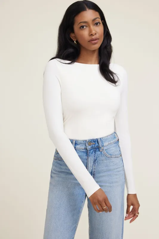 Nola Sculpt Long Sleeve Top sold by Dynamite