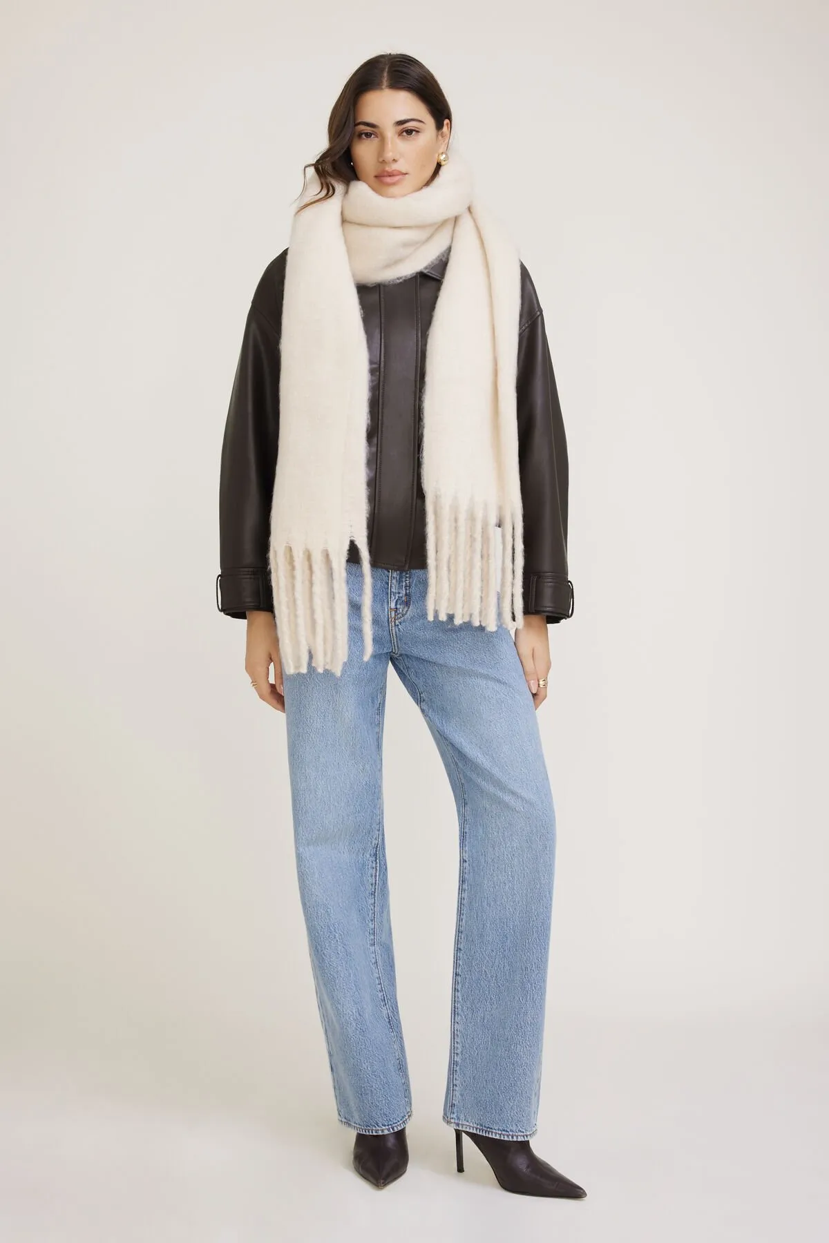 Oversized Fringed Scarf sold by Dynamite product image thumbnail 2