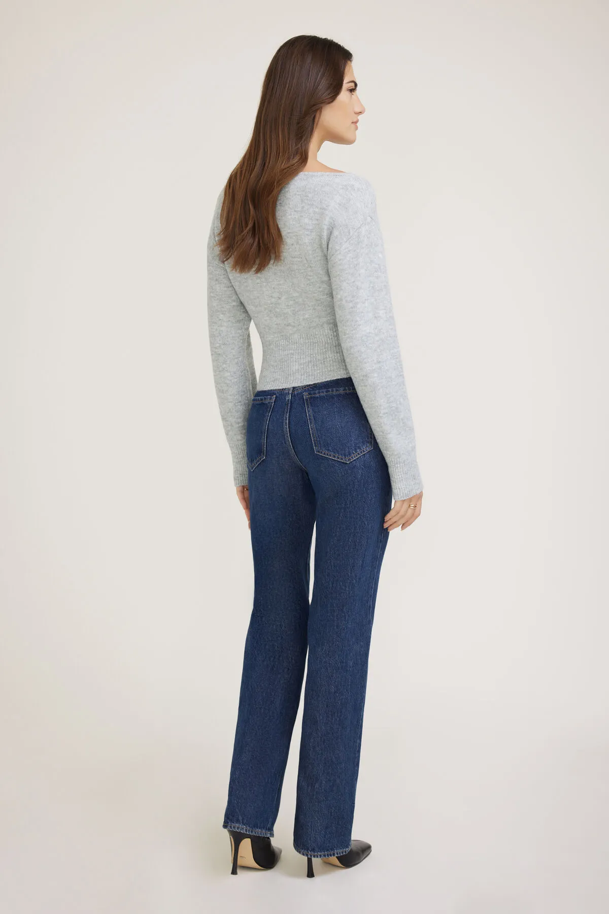 Juliet Cinched Boat Neck Sweater sold by Dynamite product image thumbnail 2