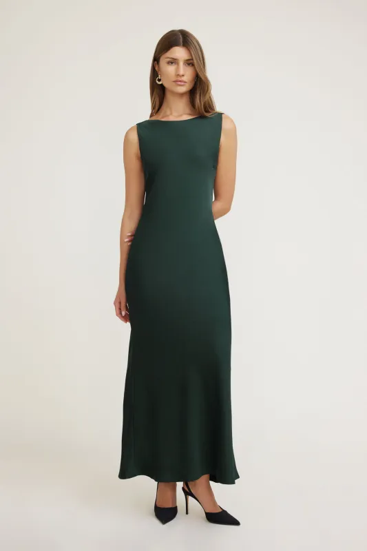 Nora Satin Maxi Slip Dress sold by Dynamite