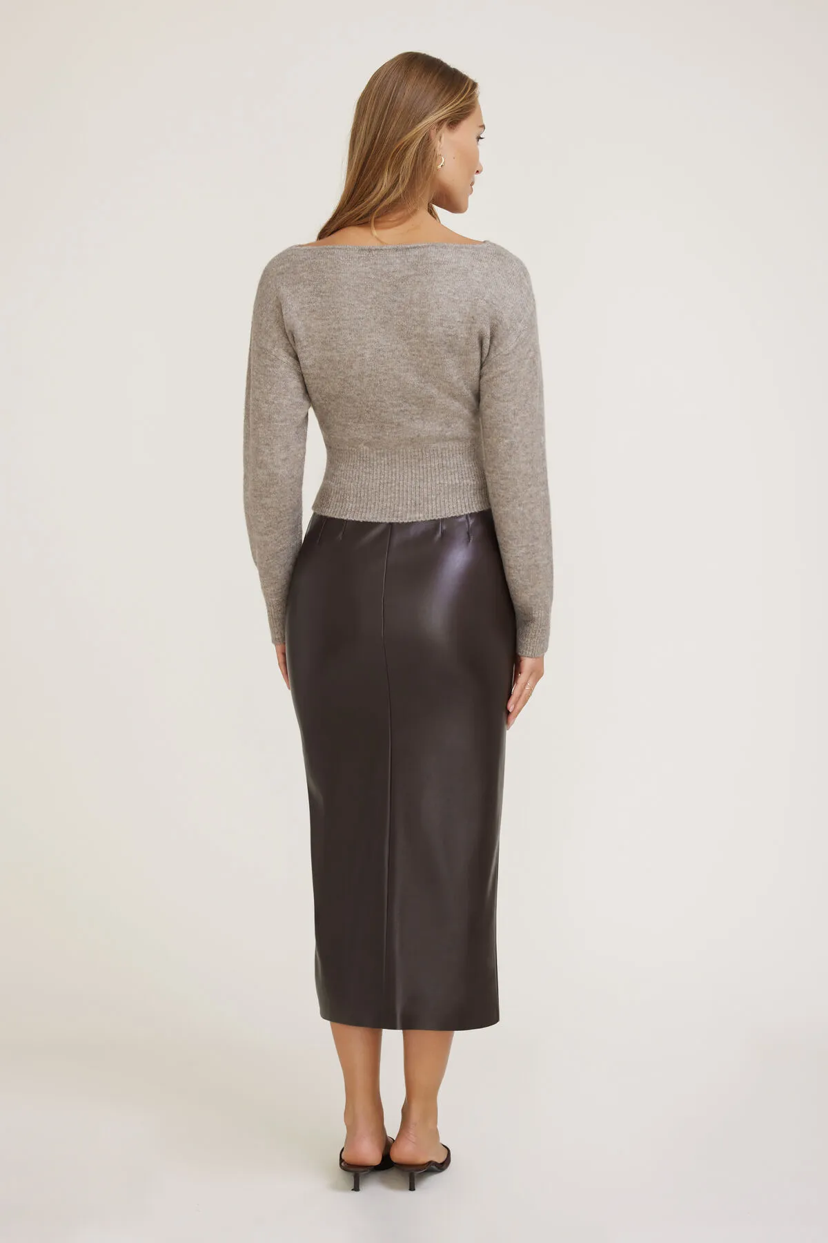 Juliet Cinched Boat Neck Sweater sold by Dynamite product image thumbnail 2