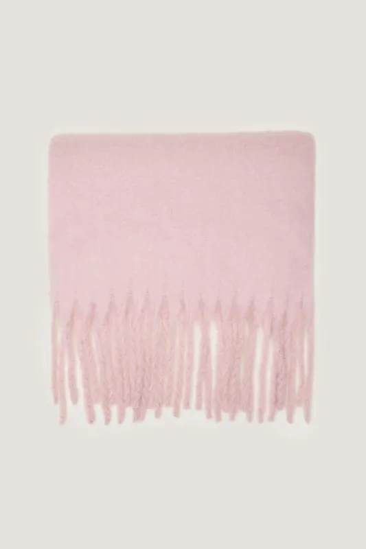 Oversized Fringed Scarf sold by Dynamite