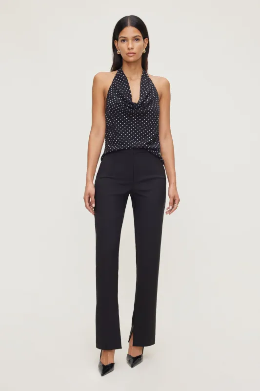 Polka Dot Halter Blouse made by Dynamite