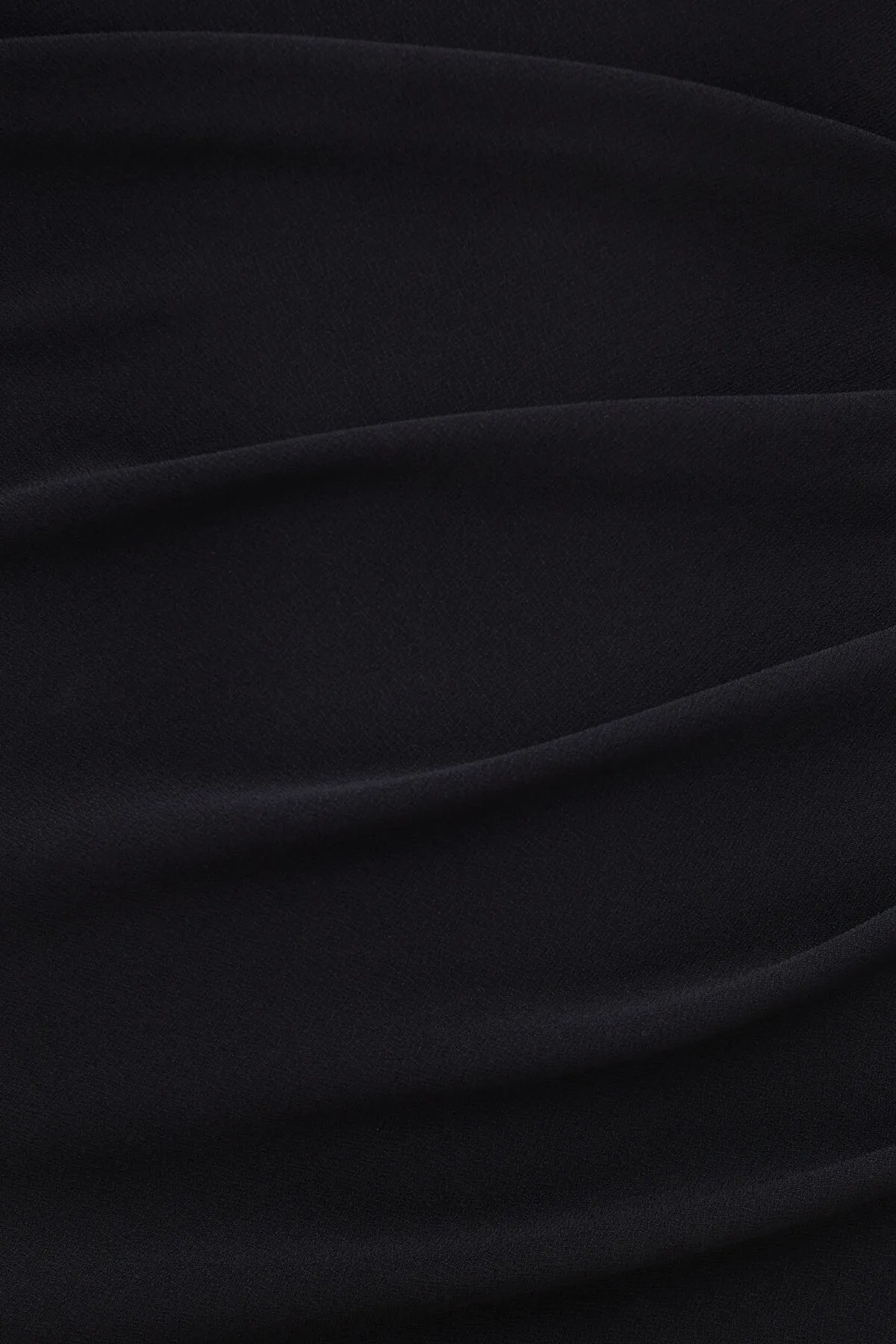 Ruched Off Shoulder Crepe Mini Dress sold by Dynamite product image thumbnail 4